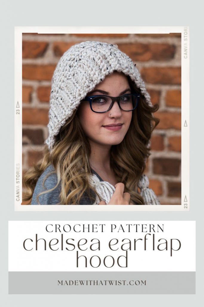 Crochet hat 2024 with flaps