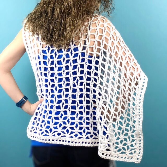 StarSpangled Summer Poncho Crochet Pattern Made with a Twist