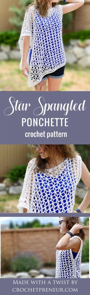 FREE Star Mesh Sleeves: Crochet pattern