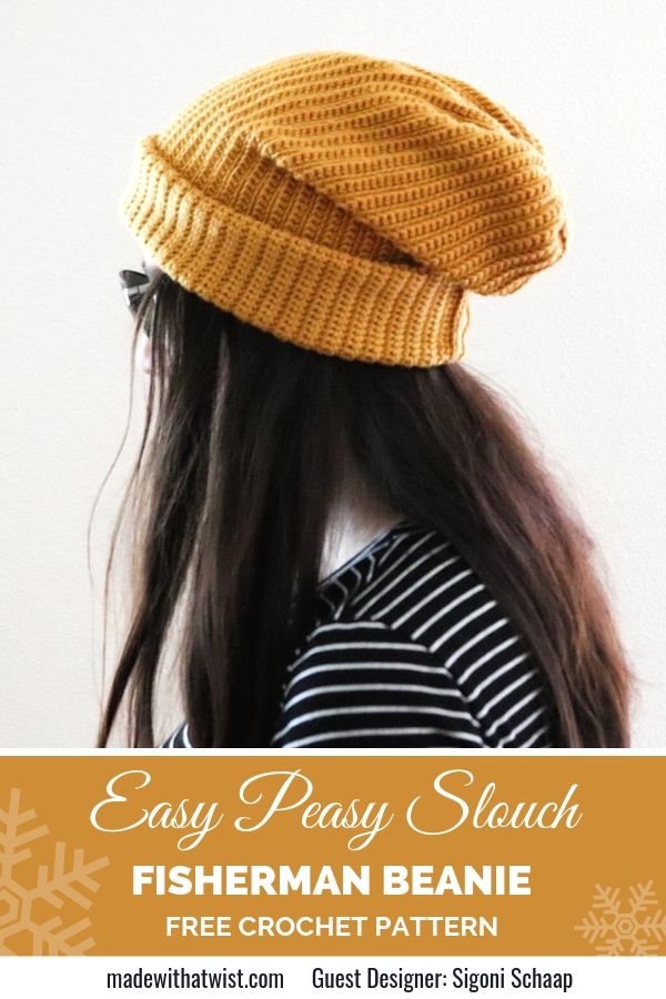 Easy Crochet Beanie Pattern Free for beginners