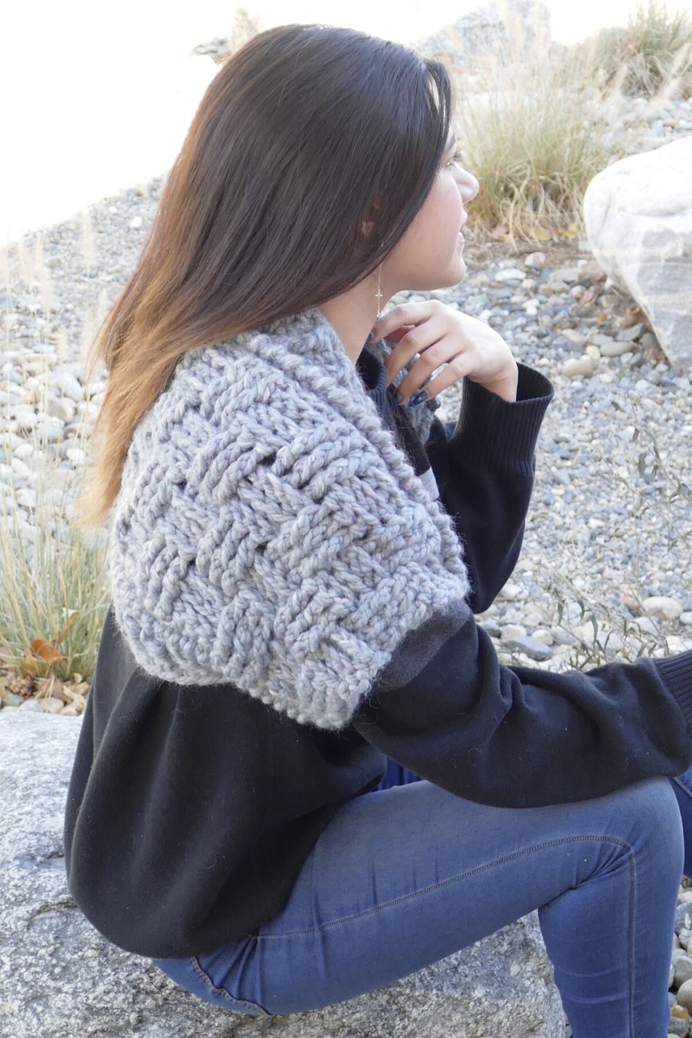 Basketweave Bolero Crochet Pattern
