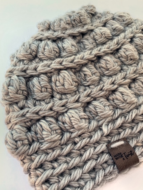 The Snowbound Bobble Beanie – Free Crochet Pattern
