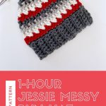 one hour messy bun hat