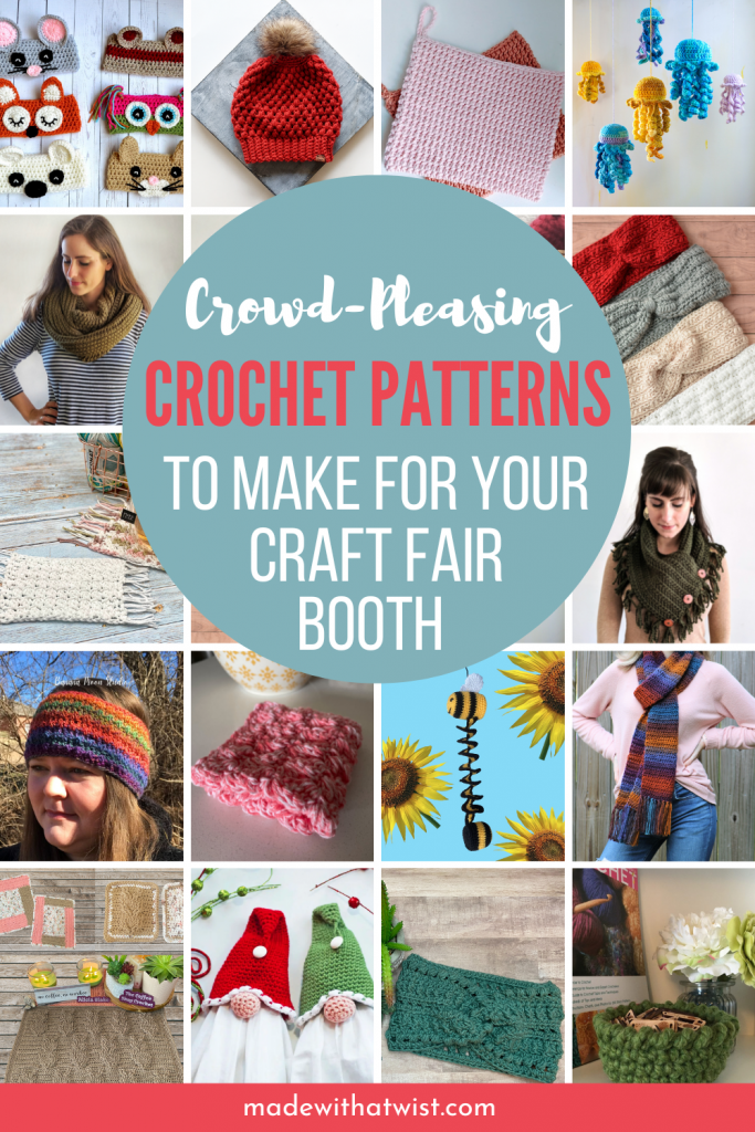 17 Crochet Patterns to Make for Craft Fairs - Made with a Twist