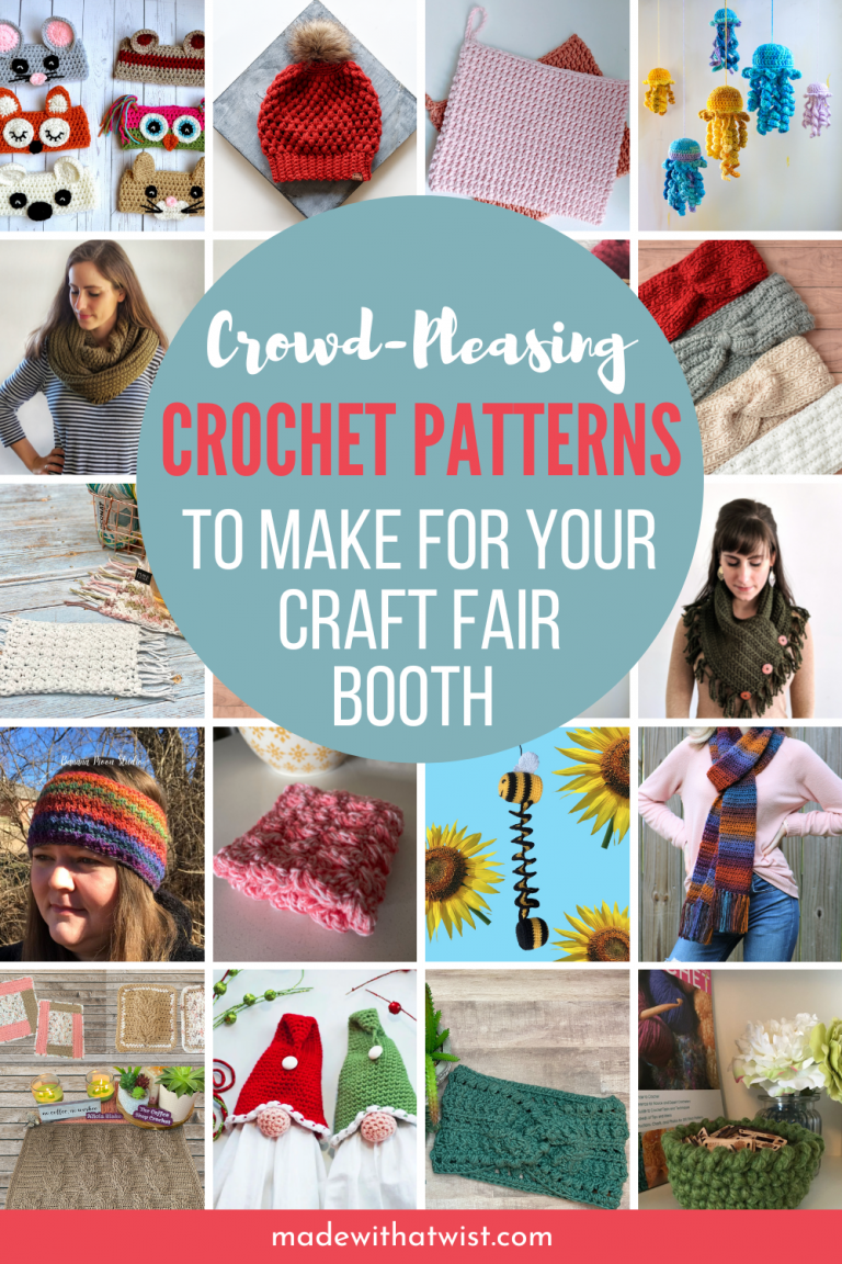 17 Crochet Patterns to Make for Craft Fairs Made with a Twist