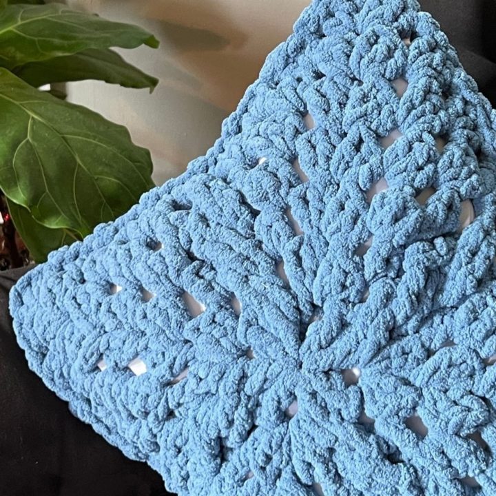 Image for Cabled Granny Pillow