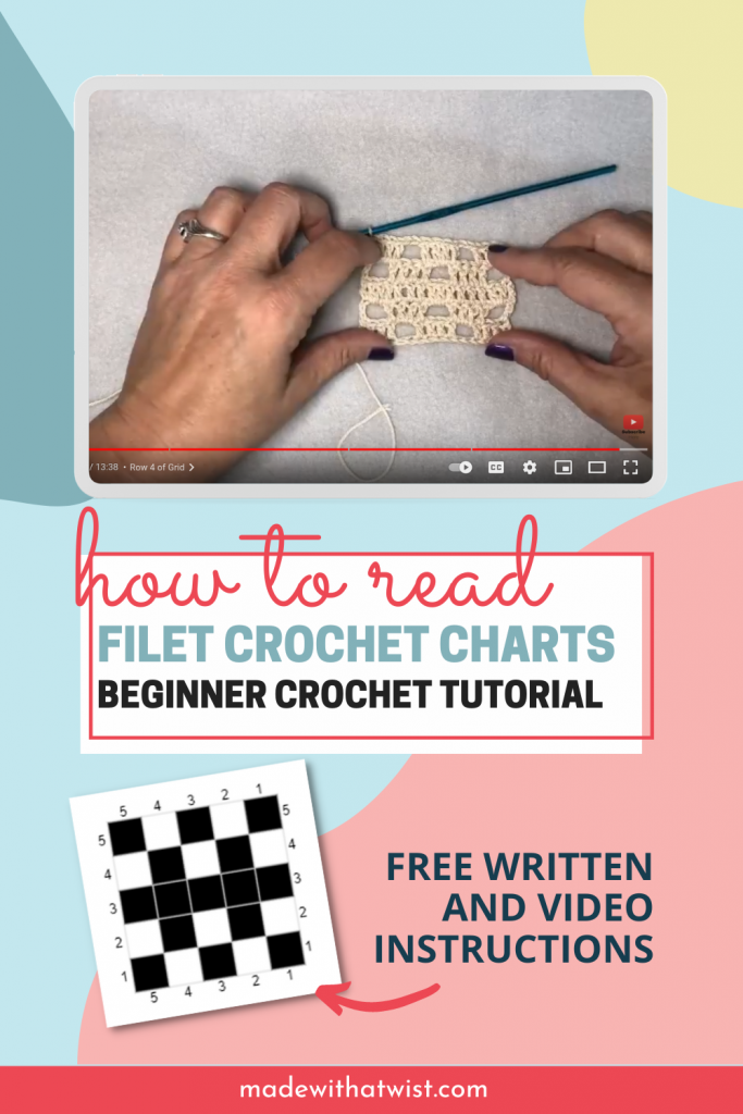 Filet Crochet for Beginners Easy Video Tutorial Made with a Twist