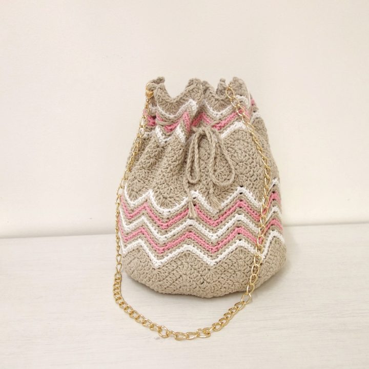 Image for Chevron Bucket Bag