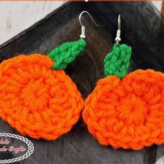 Image for Mini Pumpkin Earrings