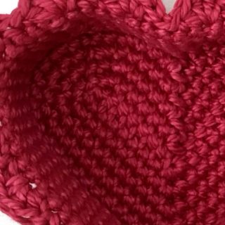 Image for Heart Basket with Scalloped Edge