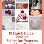 12 Quick & Easy Crochet Valentine Patterns to Make & Sell